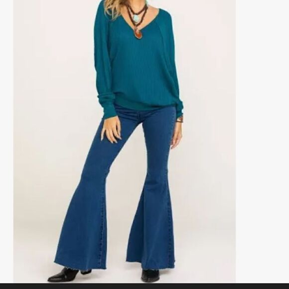 Free people santa clara thermal top, alabaster size xs - Picture 4 of 6